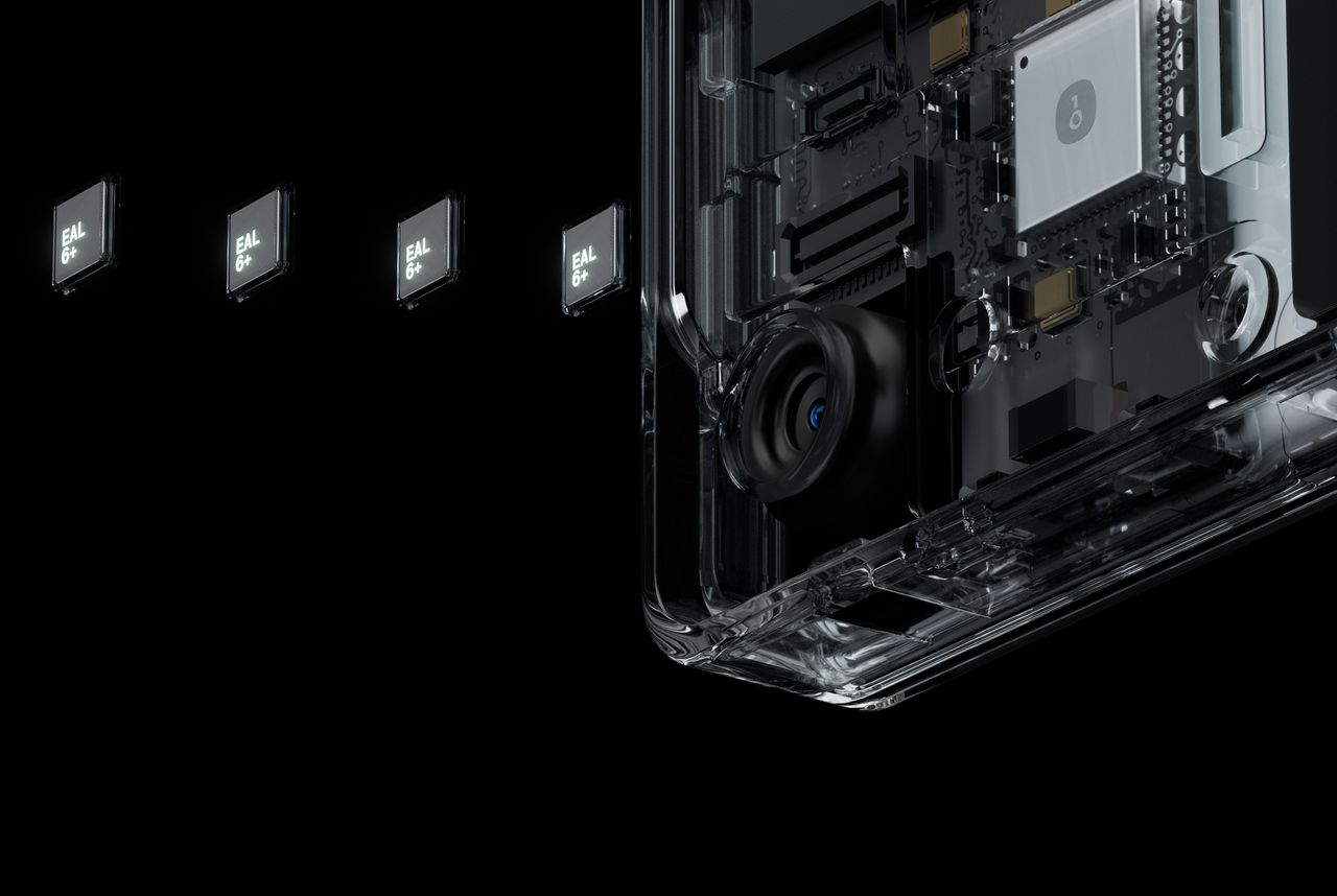 OneKey Pro EAL 6+ certified security chip