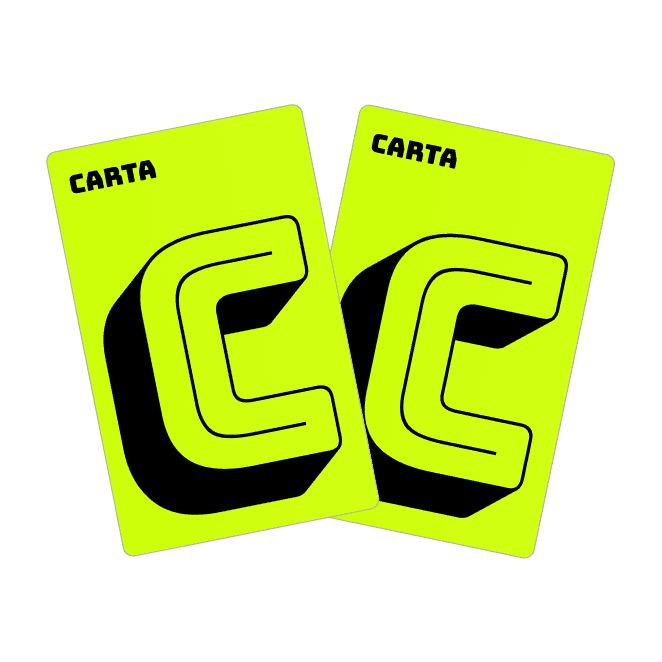 Carta Wallet Starter Pack with two cards