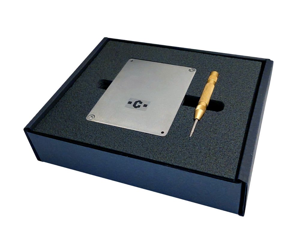 Coinplate Alpha discretely packaged in plain white box