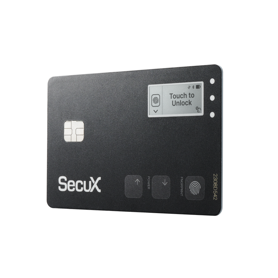 SecuX Shield BIO - angle view 3