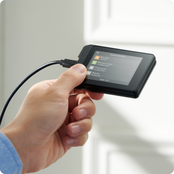 SecuX W10 with display