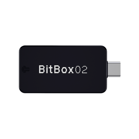 BitBox02 hardware wallet front render