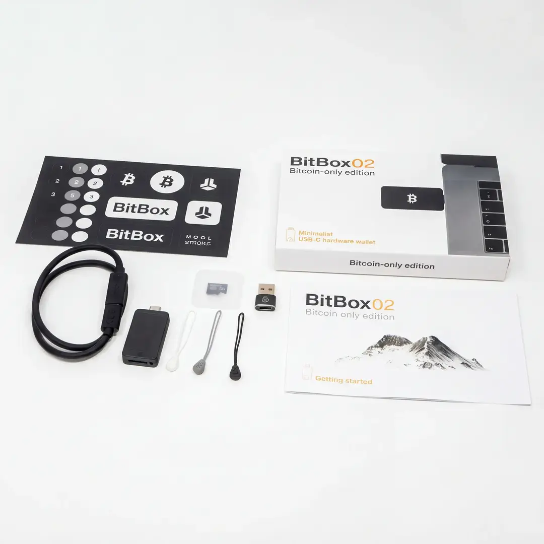 BitBox02 top-down product view