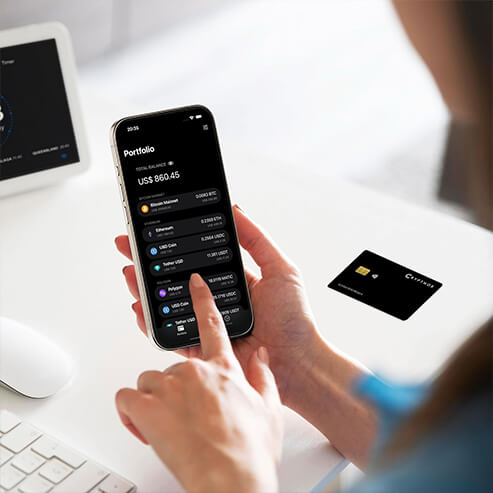Cryptnox hardware wallet NFC smart card dual set with backup