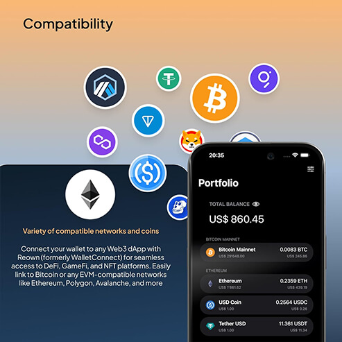 Cryptnox crypto hardware wallet NFC smart card pair with backup card