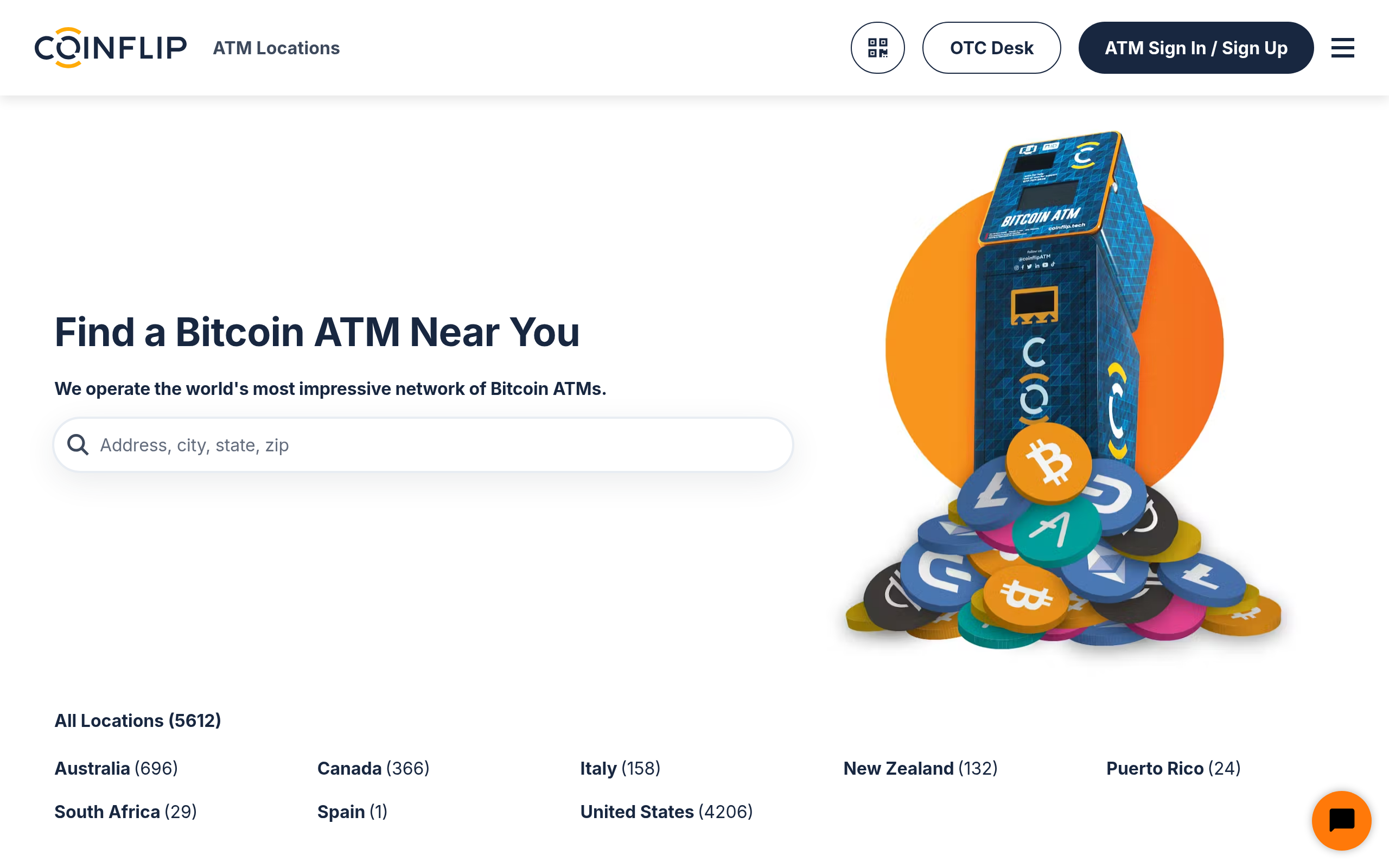 CoinFlip ATM Locator - Find a Bitcoin ATM near you