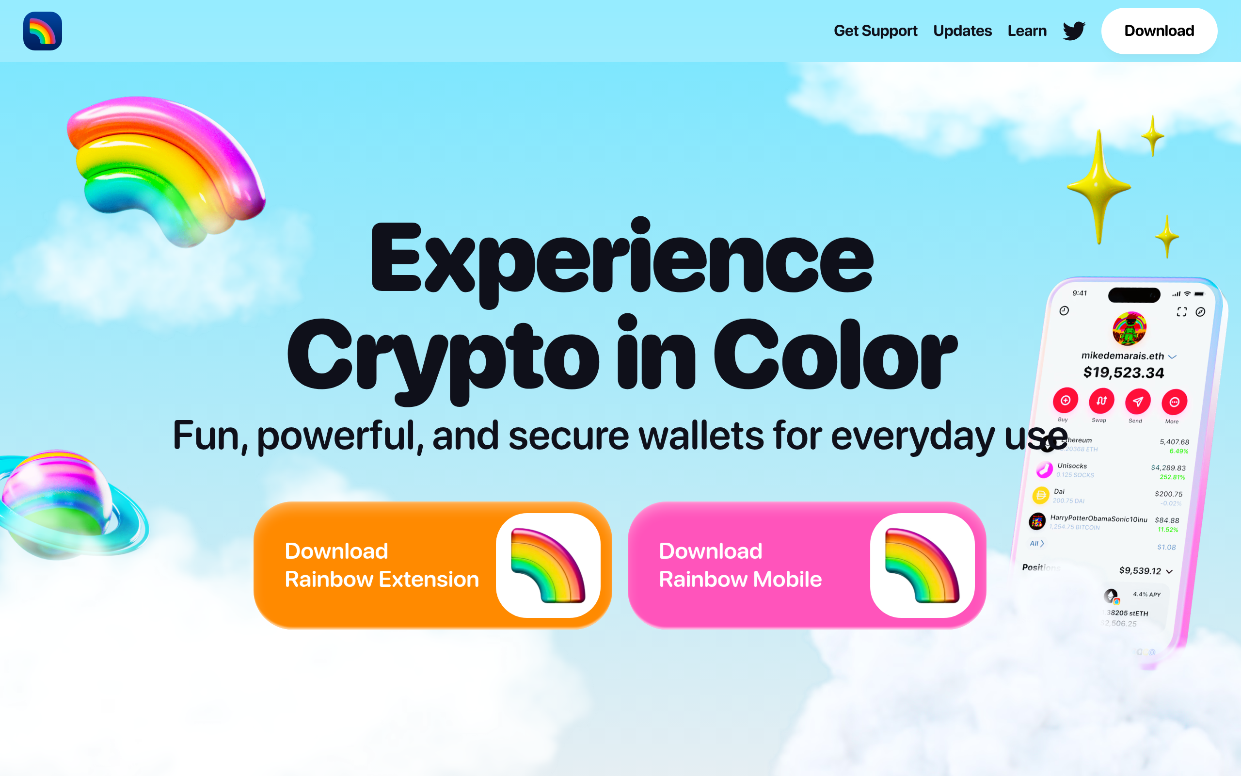 Rainbow Wallet image
