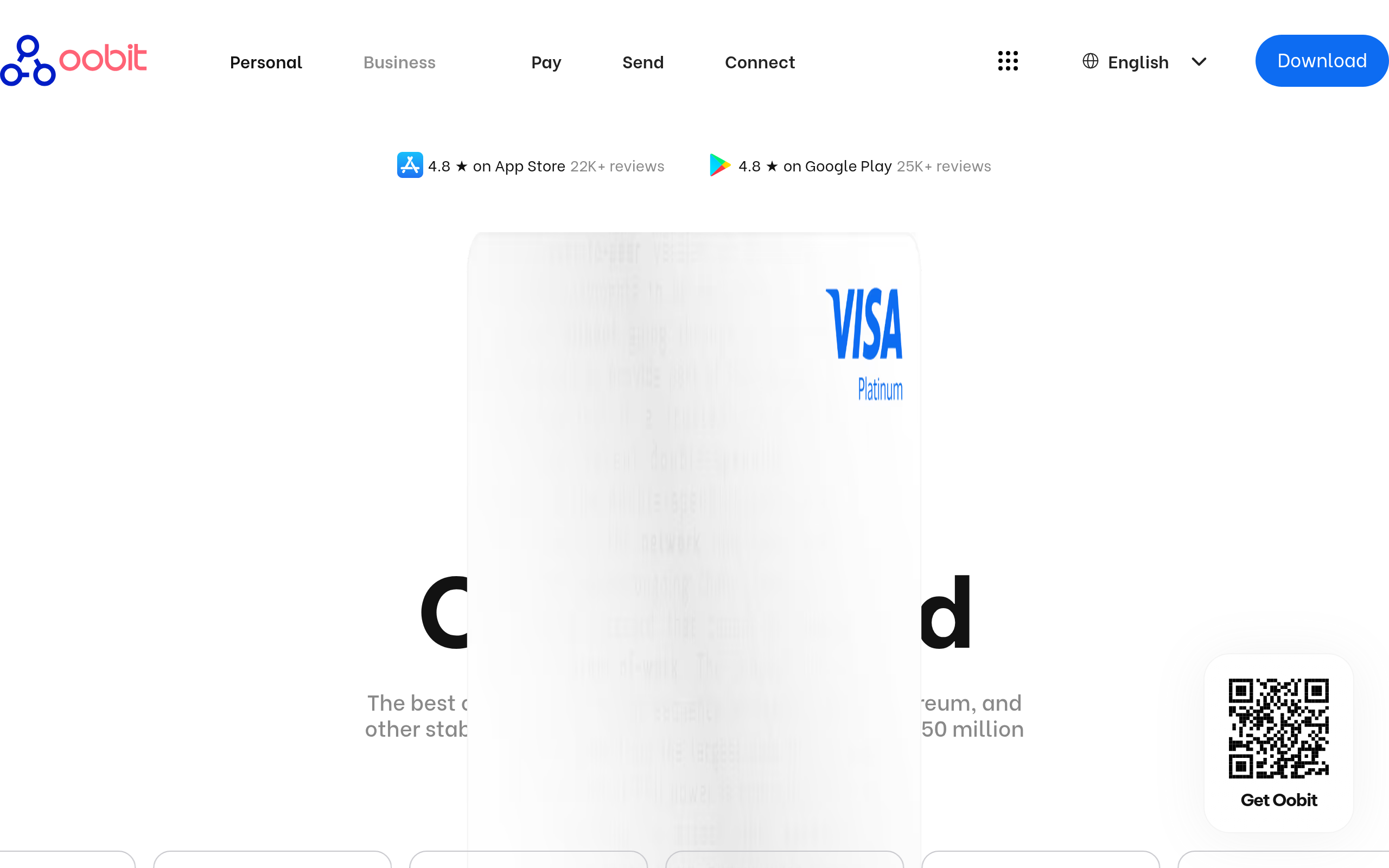 Oobit Crypto Card image
