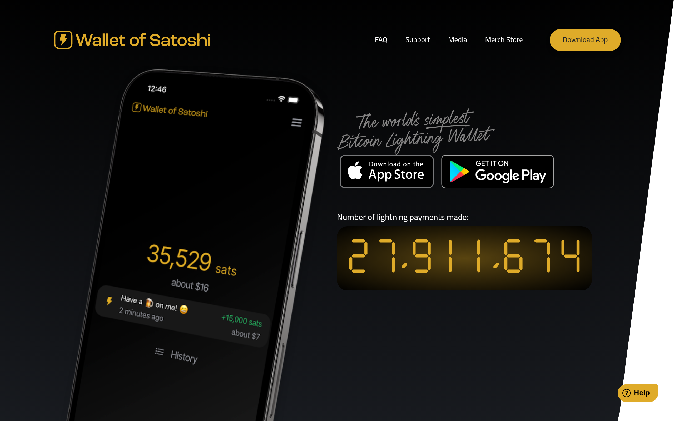 Wallet of Satoshi image
