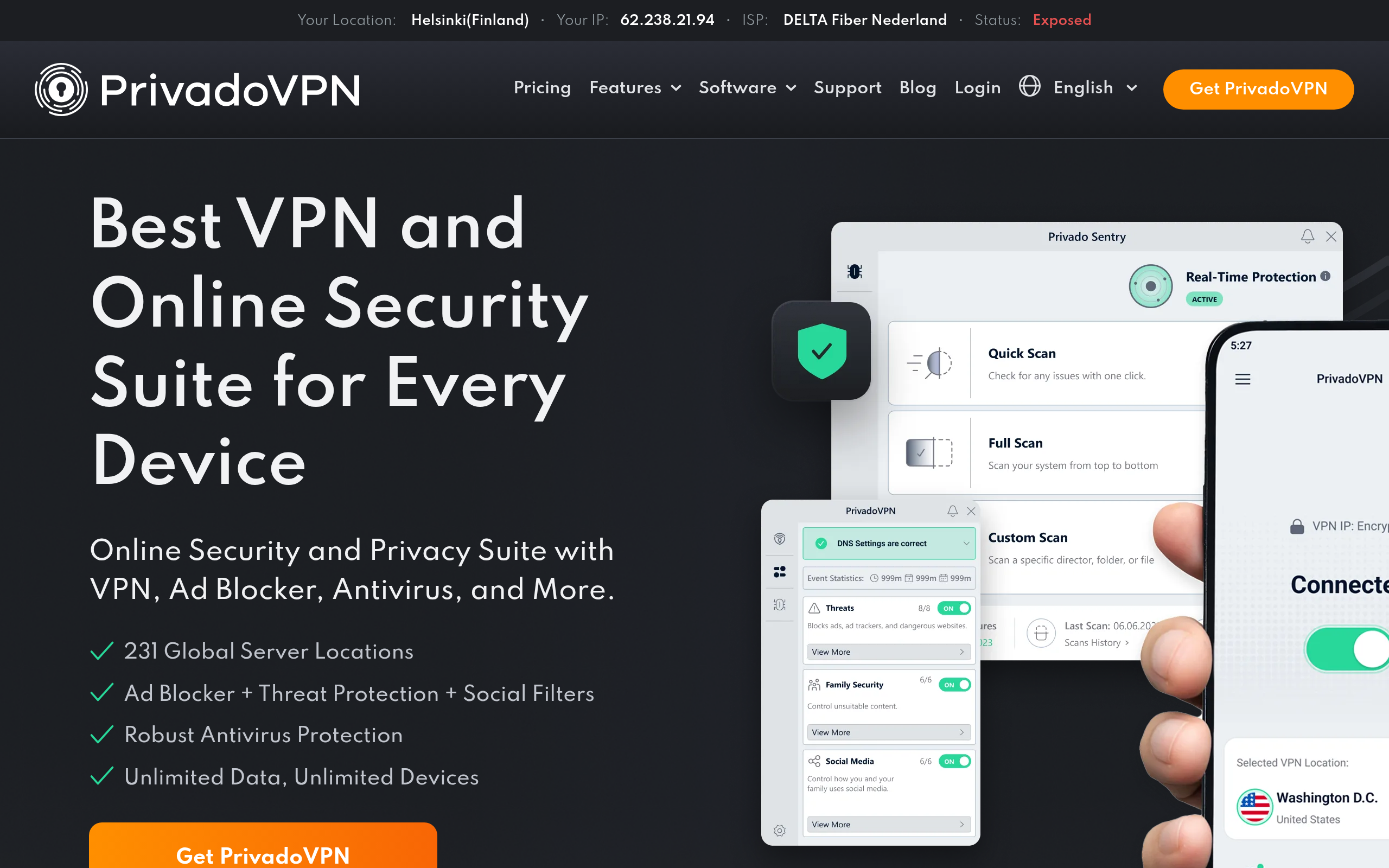 PrivadoVPN image
