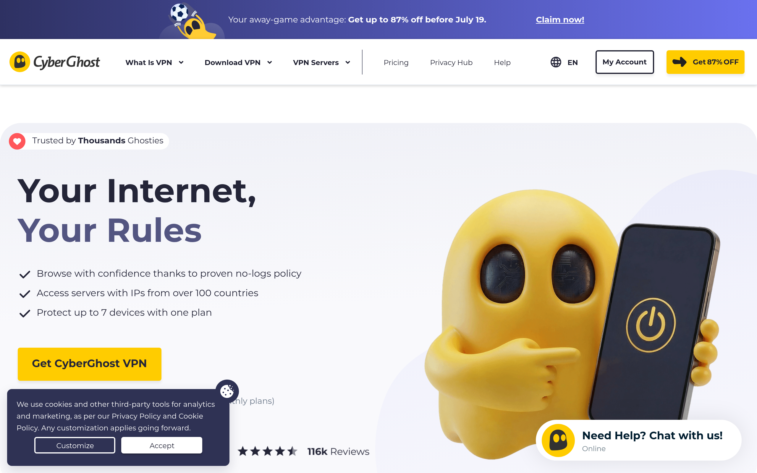 CyberGhost VPN image